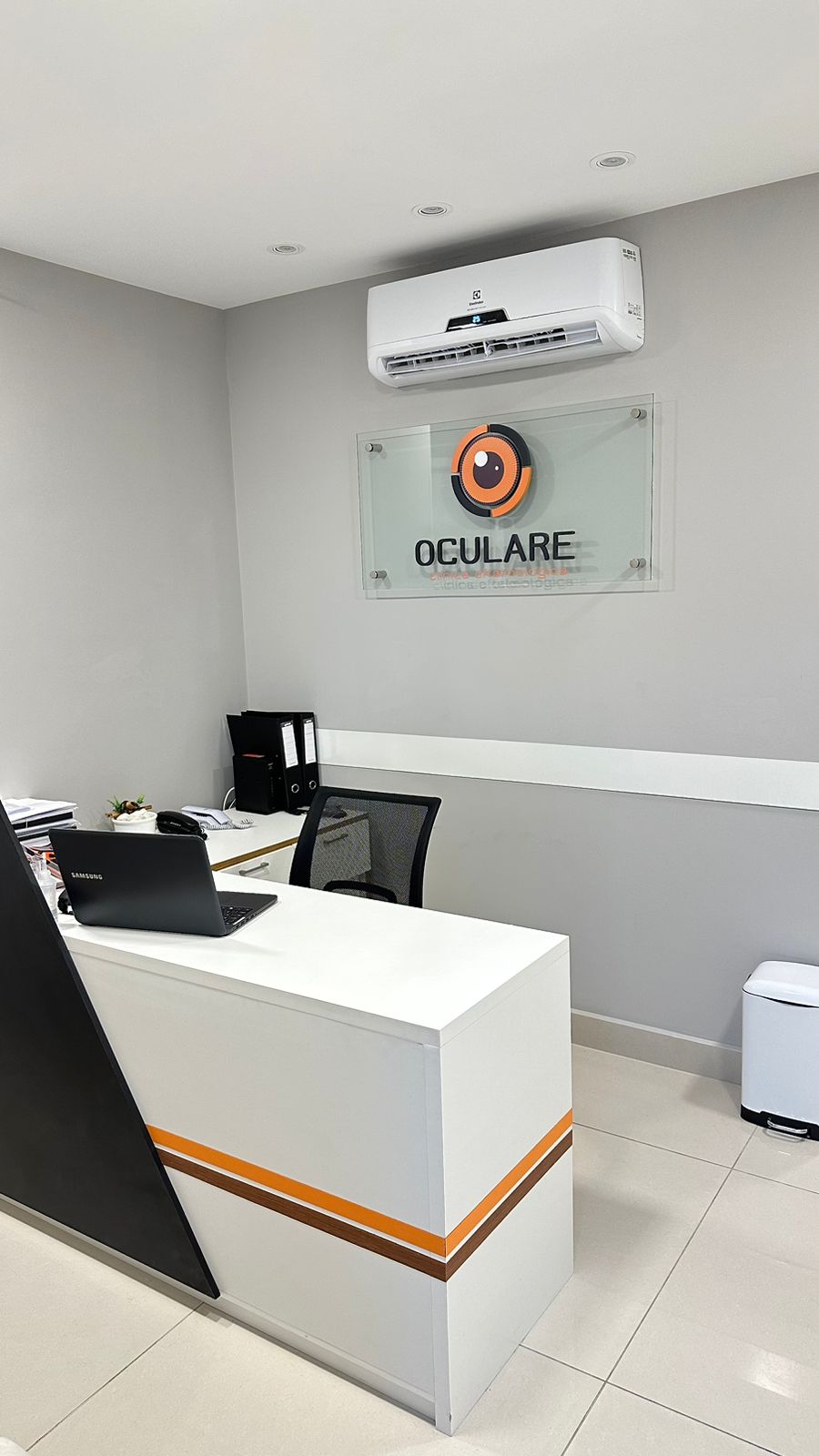 Recepção da Oculare